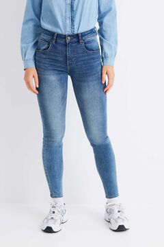 Springfield Jeans Skinny Push up azul
