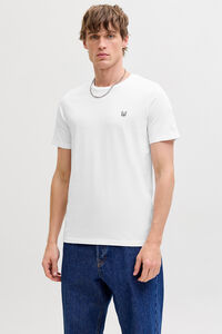 Jack & Jones Playera slim fit de algod&oacute;n con logo icono