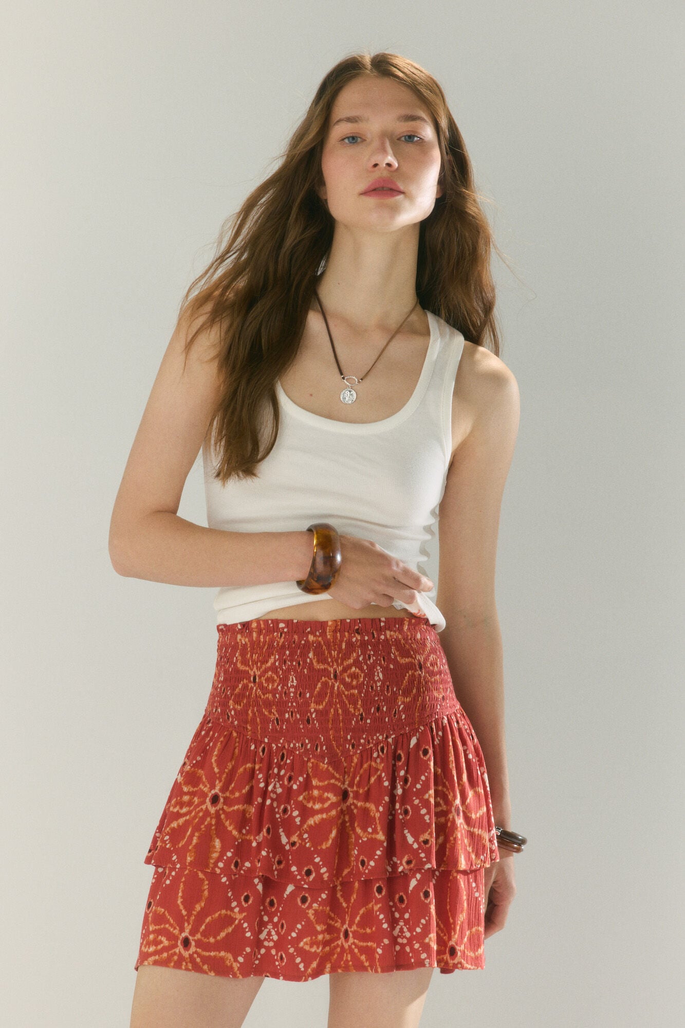 High Spirits Falda Brisa rojo
