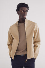 Springfield Cazadora ligera lavada beige