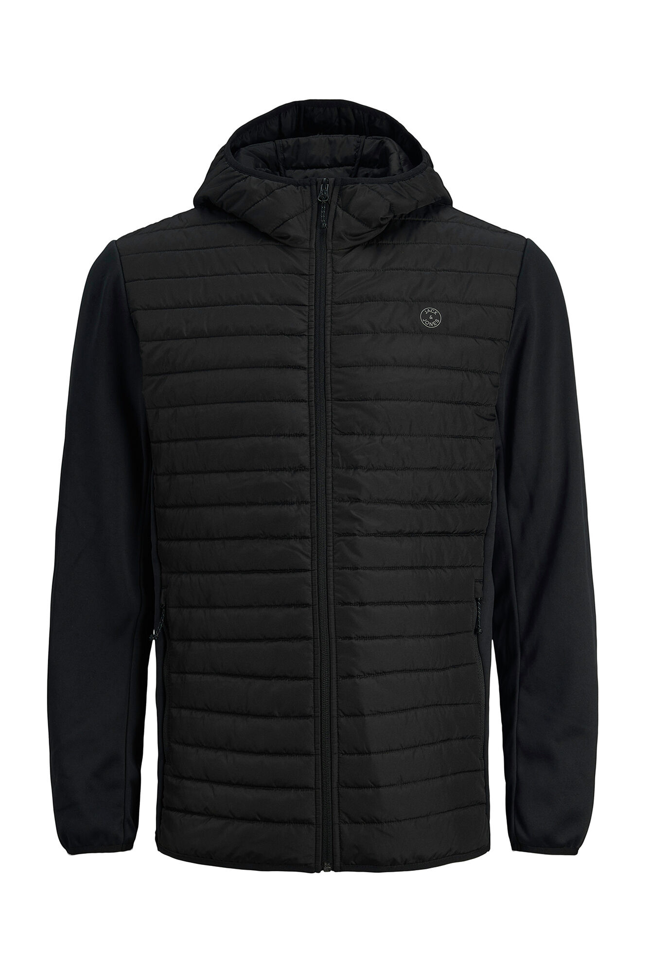 Jack & Jones Chamarra acolchada combinada negro