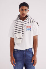 Springfield Playera flotador marfil