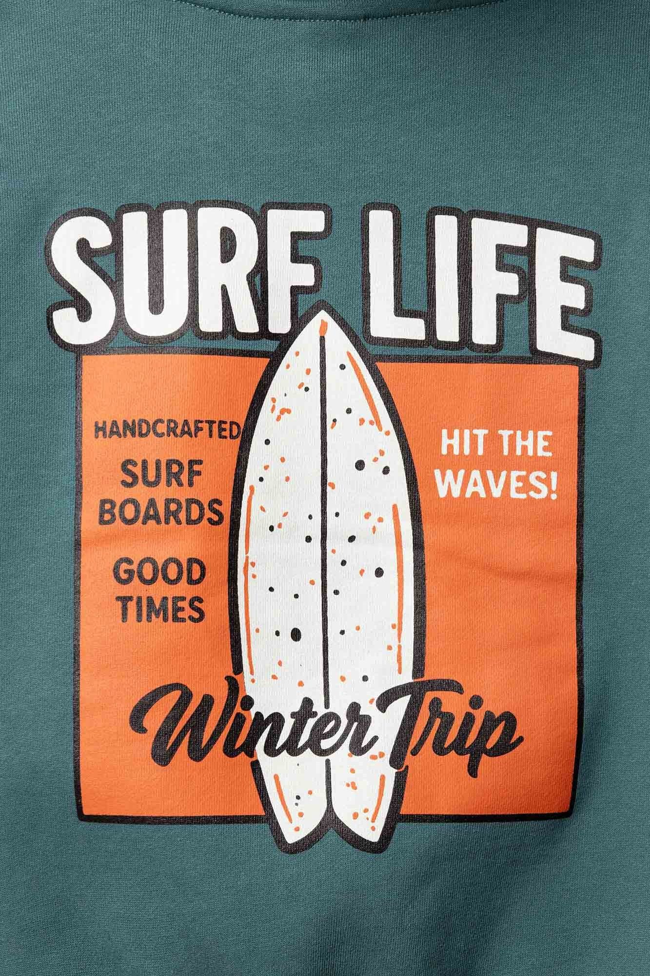 Springfield Kids Sudadera "Surf life" para ni&ntilde;o azul