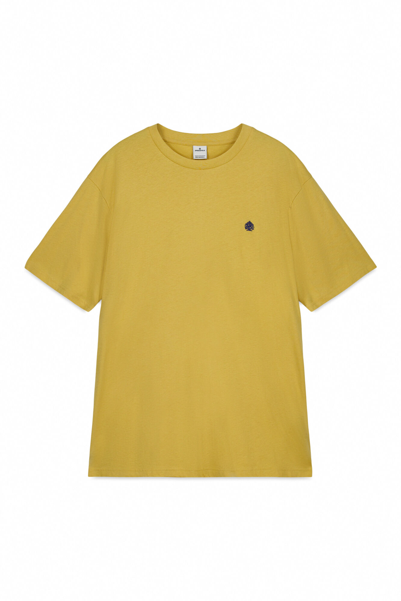 Springfield Camiseta b&aacute;sica logo Springfield amarillo