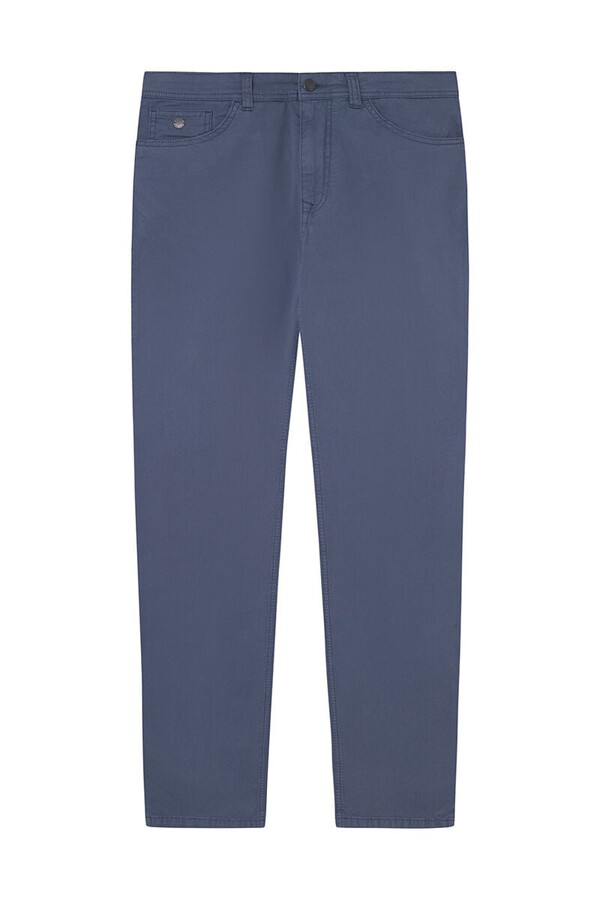 Springfield Pantalón 5 bolsillos ligero color slim lavado azul medio