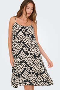 Only Vestido corto estampado