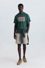 Springfield Playera warning zone verde