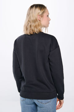 Springfield Sudadera cuello cenefas tachuelas gris