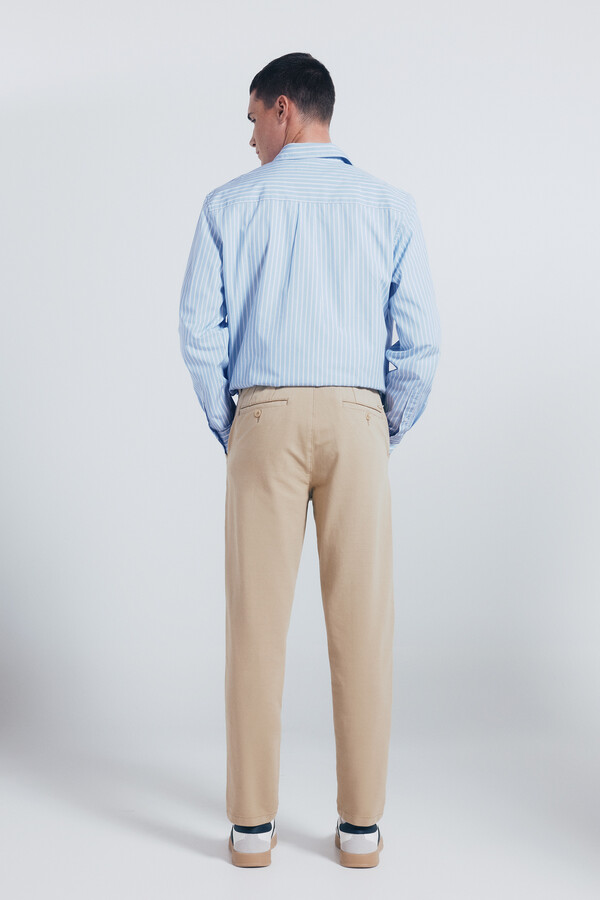 Springfield Pantalón chino comfort slim fit beige
