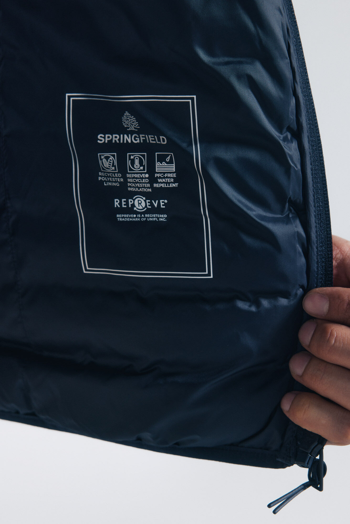 Springfield Chaleco acolchado marino