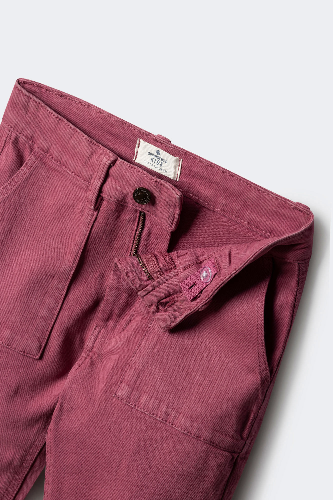 Springfield Kids Pantal&oacute;n cargo ni&ntilde;a rosa