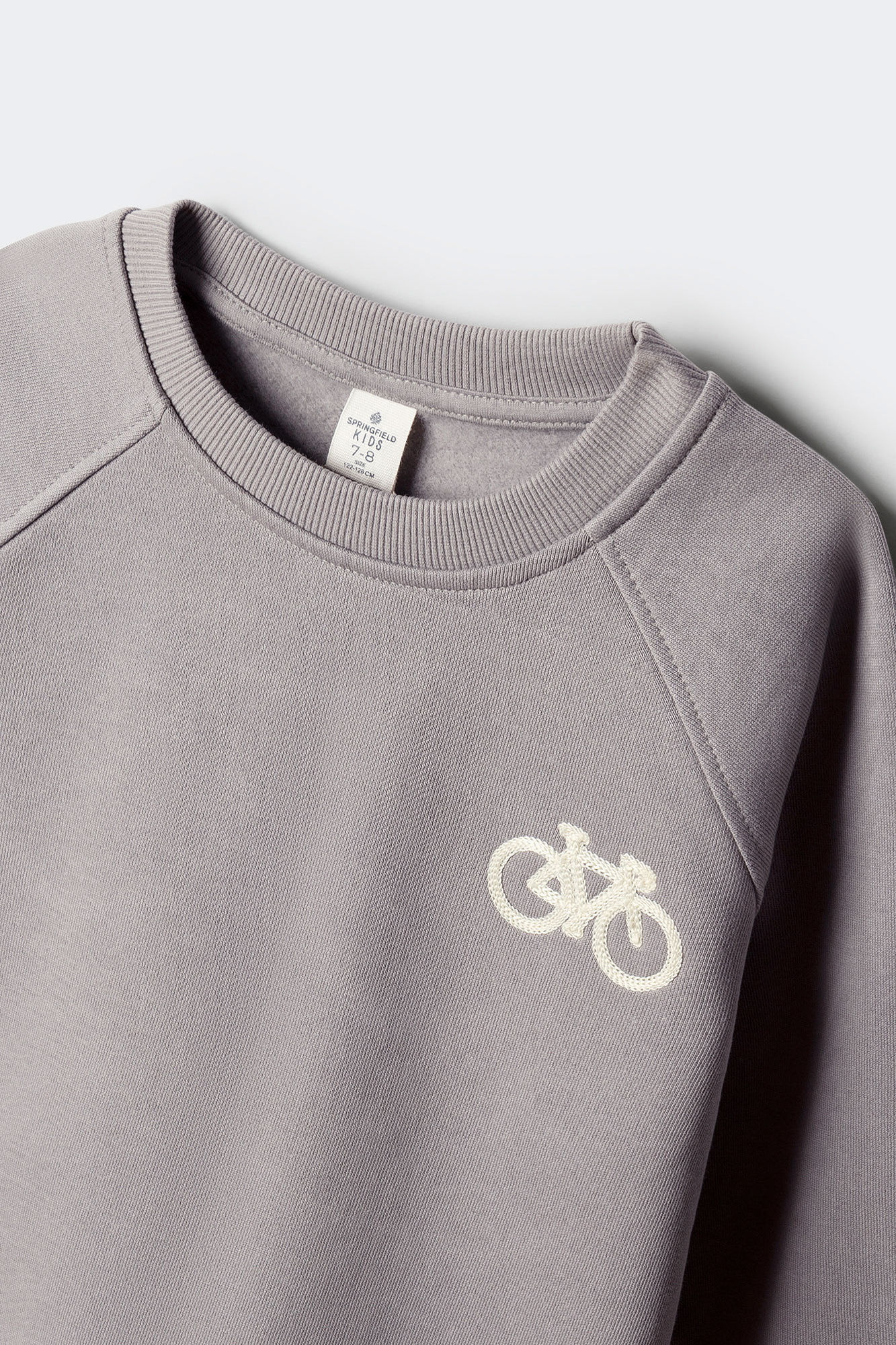 Springfield Kids Sudadera sin capucha bici ni&ntilde;o gris