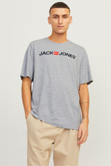 Springfield Playera estándar fit gris