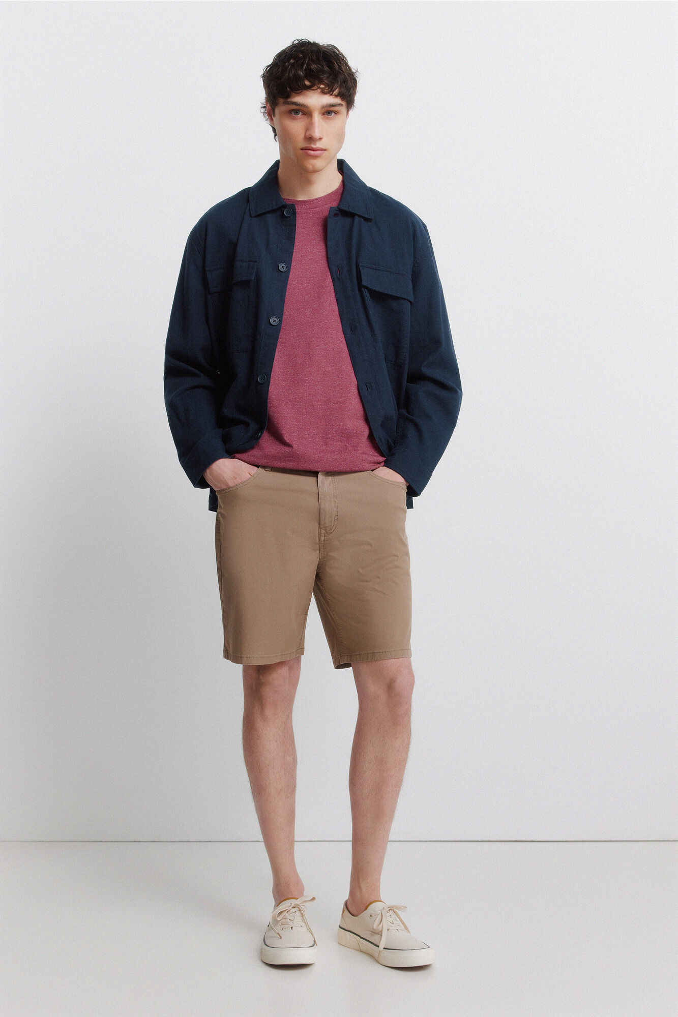 Springfield Playera inyectada oscura p&uacute;rpura