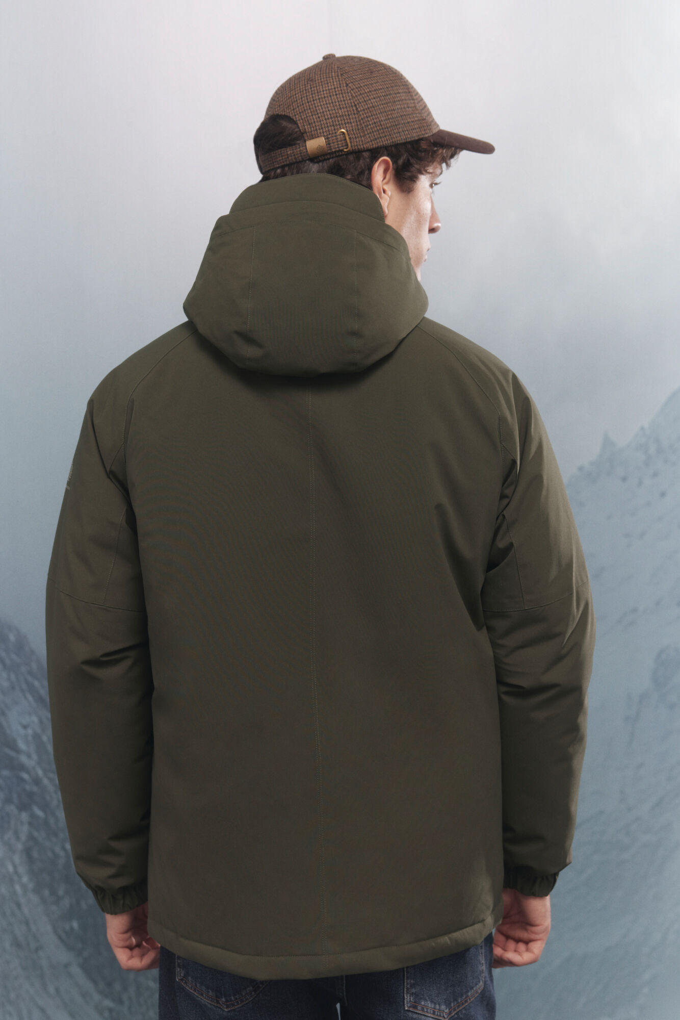 Springfield Parka t&eacute;rmica con relleno kaki