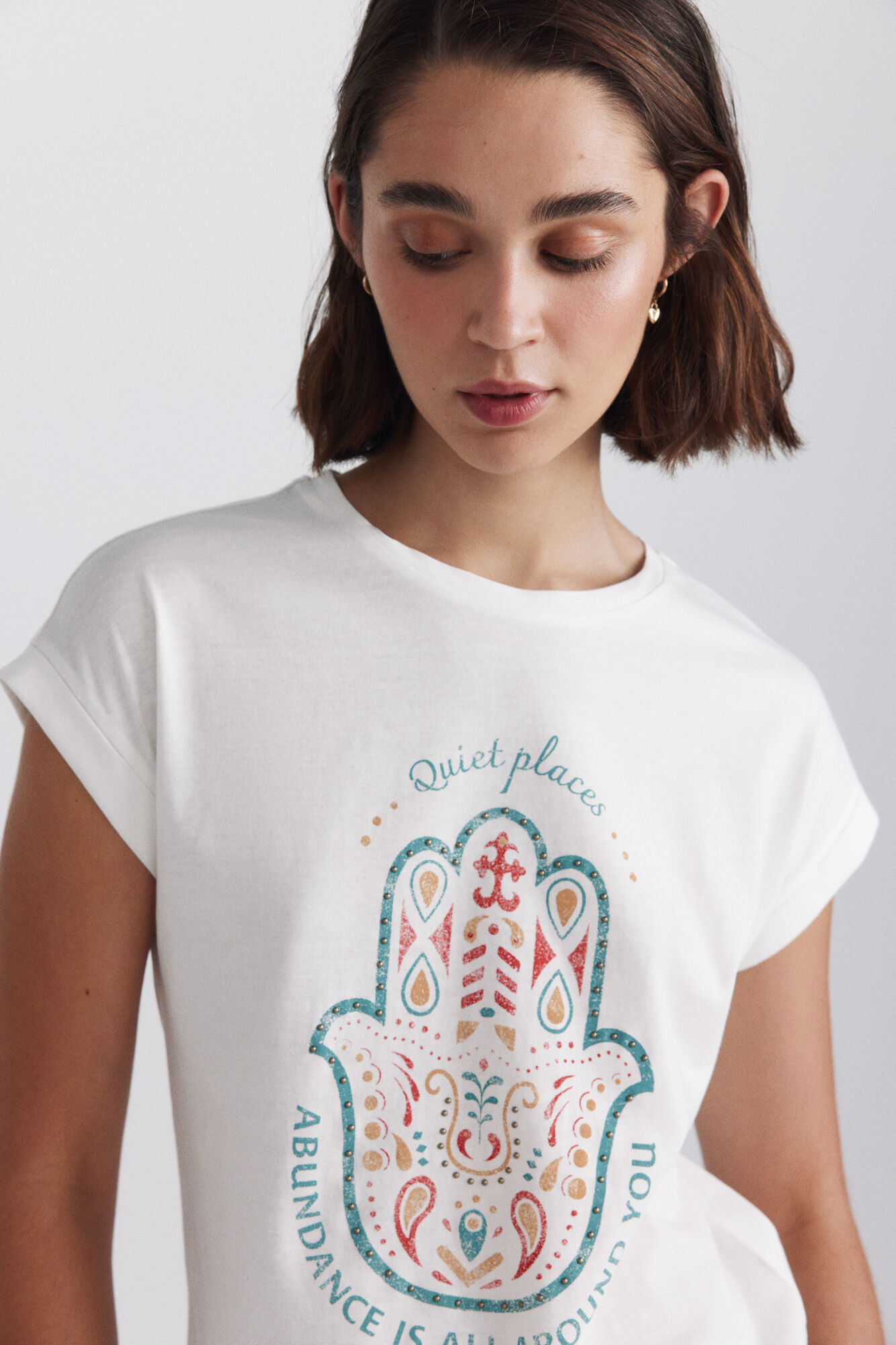 Springfield Playera de algod&oacute;n con estampado
