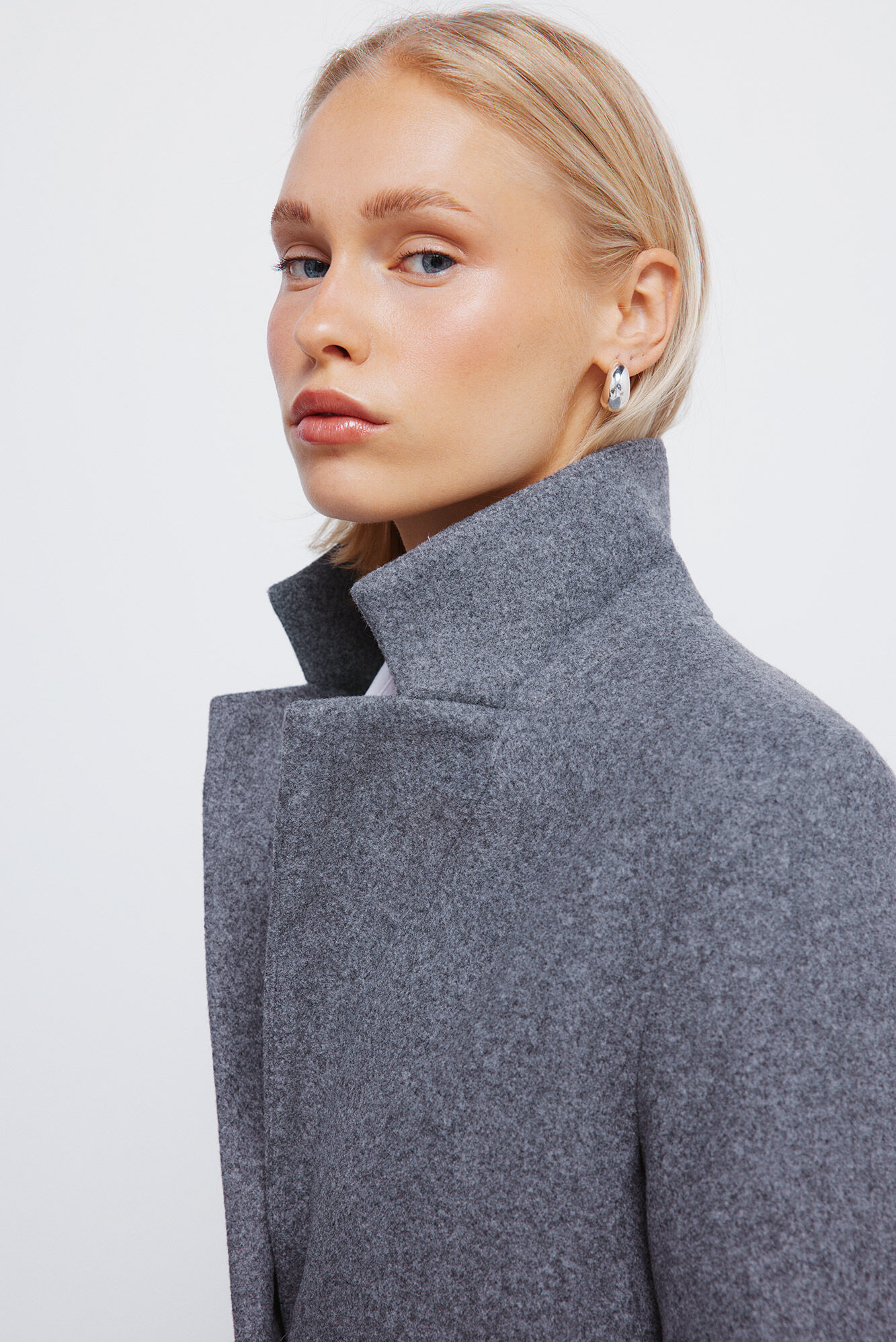 Springfield Chamarra de cuello con solapa de soft touch