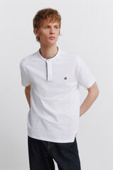 Springfield Polo de piqu&eacute; cuello mao slim fit natural