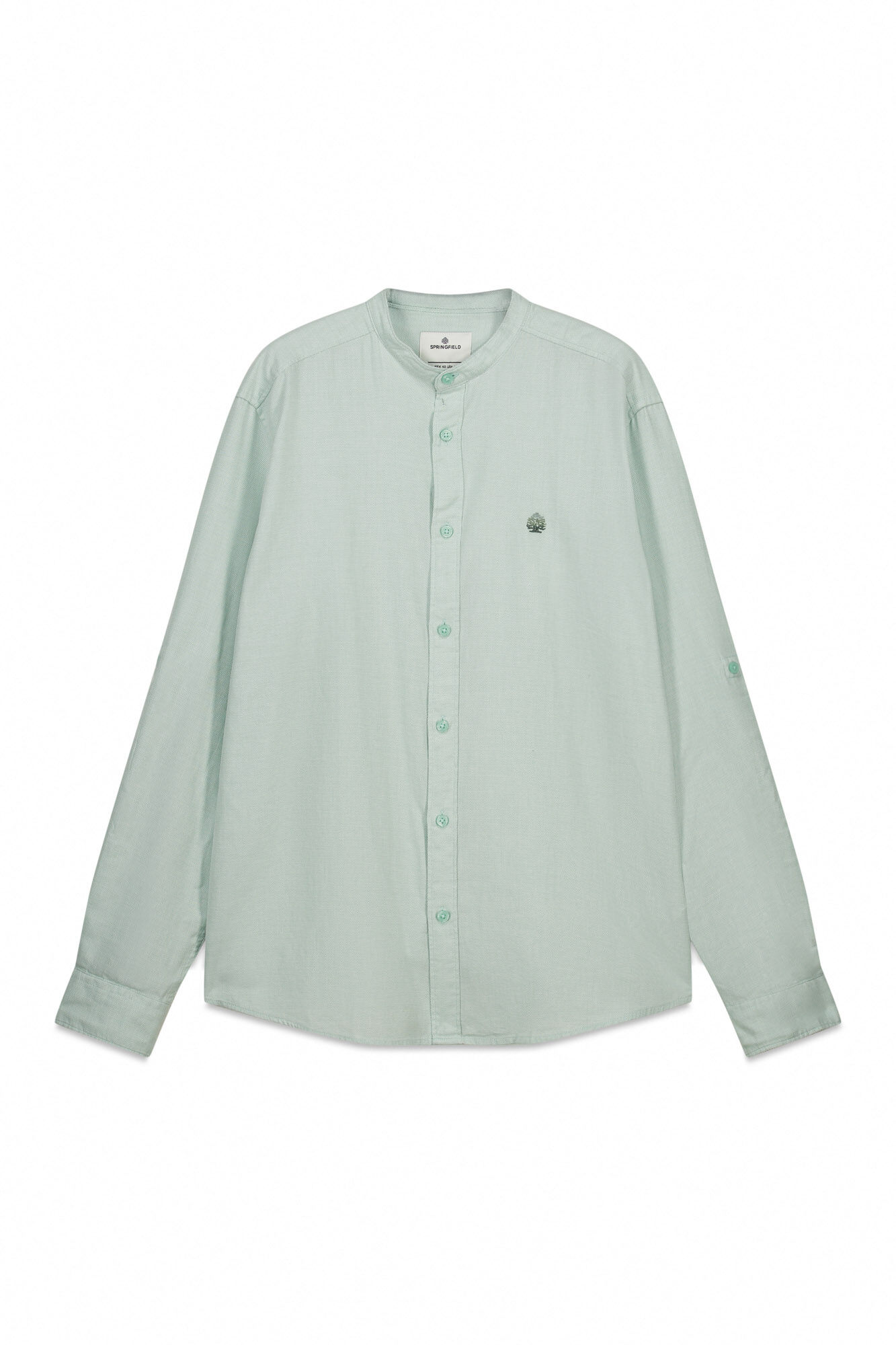 Springfield Camisa estructurada verde