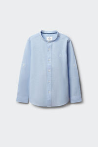 Springfield Kids Camisa de lino cuello mao para ni&ntilde;o