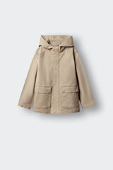 Springfield Kids Parka de algod&oacute;n para ni&ntilde;o caf&eacute;