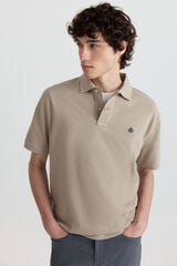Springfield Polo de piqu&eacute; b&aacute;sico Springfield regular fit caf&eacute;