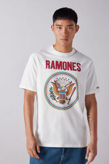 Springfield Playera Ramones Tour 1995 marfil