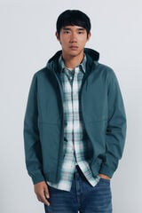 Springfield Chaqueta softshell capucha verde