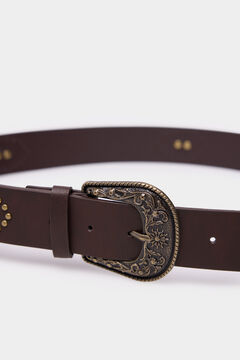 Springfield Cinturón cowboy tachuelas estampado