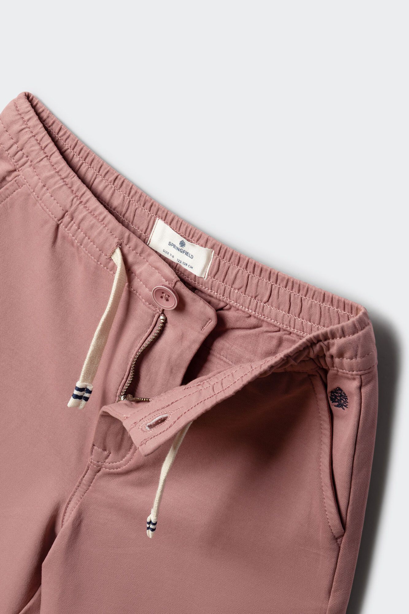 Springfield Kids Bermudas chino de punto para ni&ntilde;o rojo