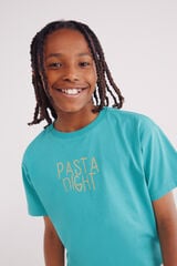 Springfield Camiseta pasta niño estampado