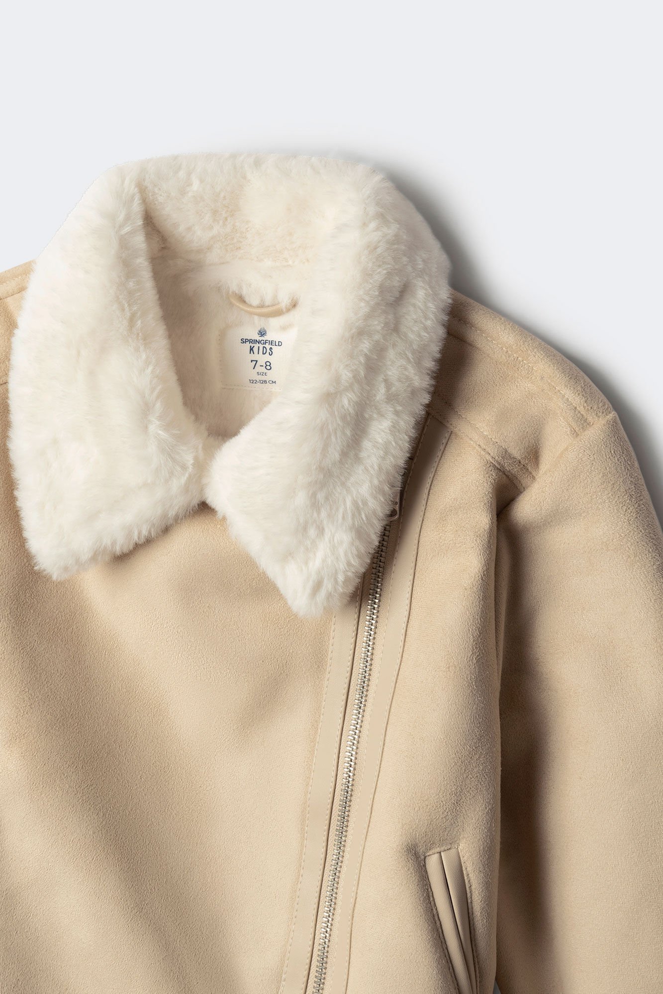 Springfield Kids Chamarra de ni&ntilde;a de doble cara estampado