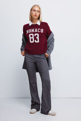 Springfield Pantalones rayas de rayas gris