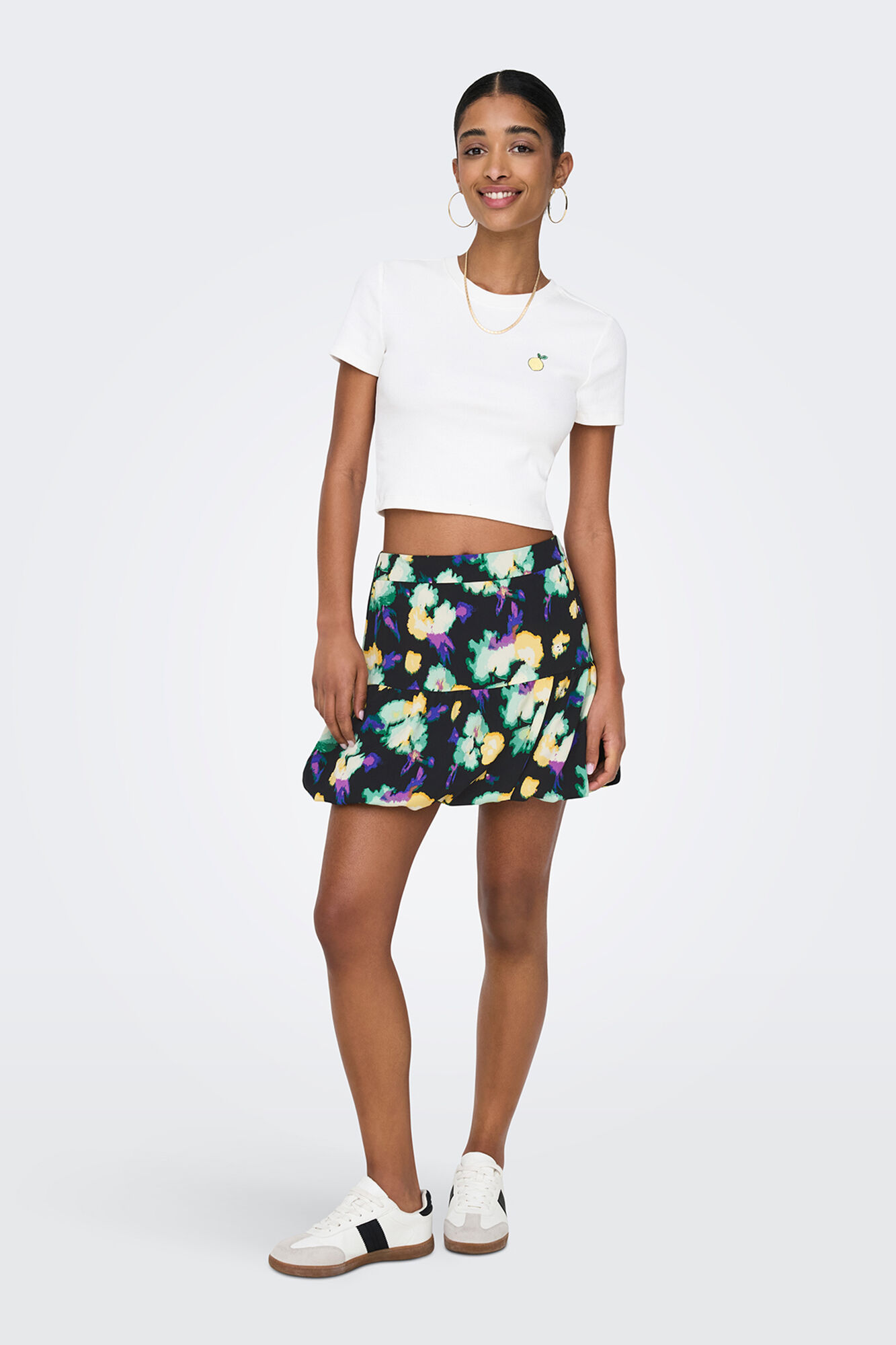 Only Falda corta de globo