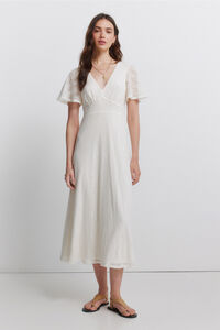 Springfield Vestido midi bordado