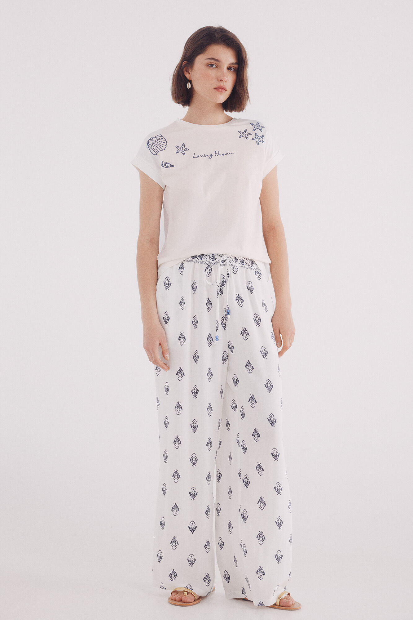 Springfield Playera "Loving dream" caf&eacute;