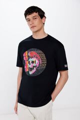 Springfield Playera Muse Skull negro