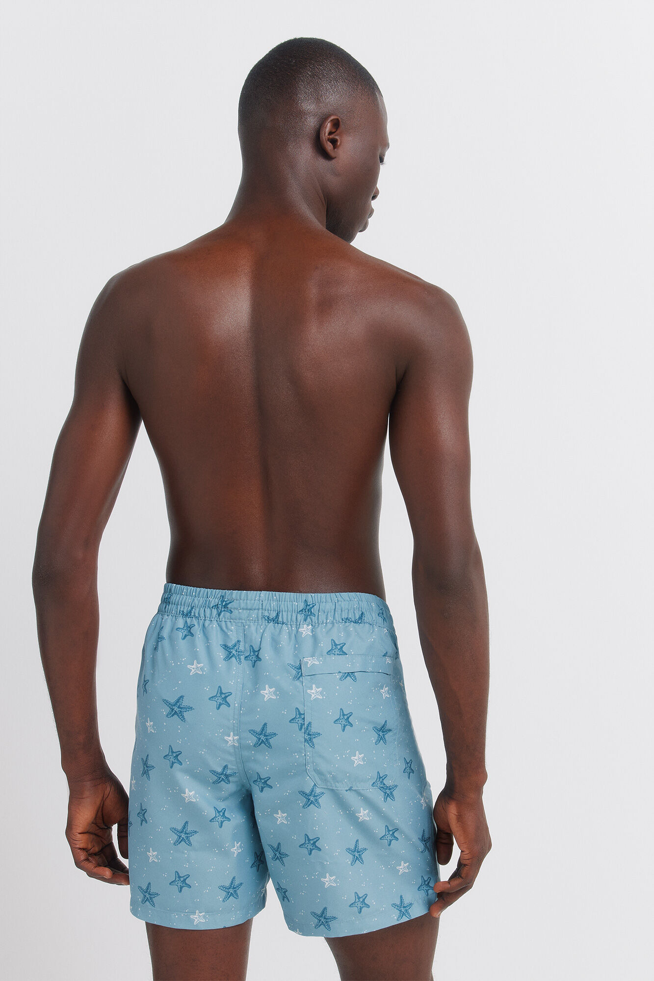 Springfield Traje de ba&ntilde;o estampado de estrellas azul