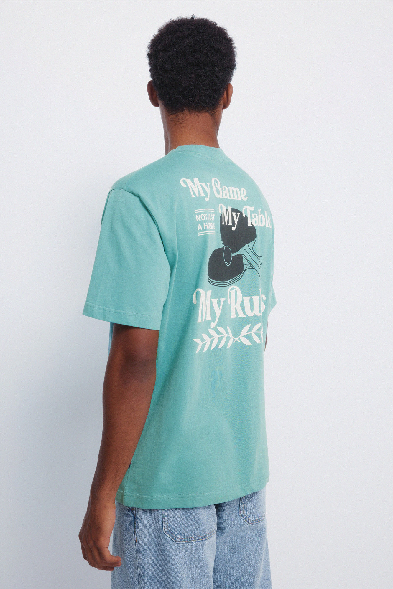 Springfield Playera de ping pong verde