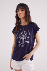 Springfield Playera "Lobster club" marino