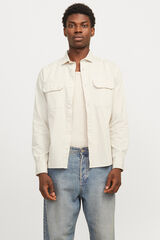 Springfield Camisa estructura confort fit gris