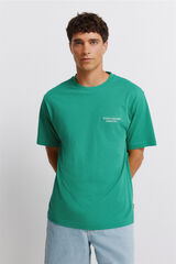 Springfield Playera mucho vibes estampado
