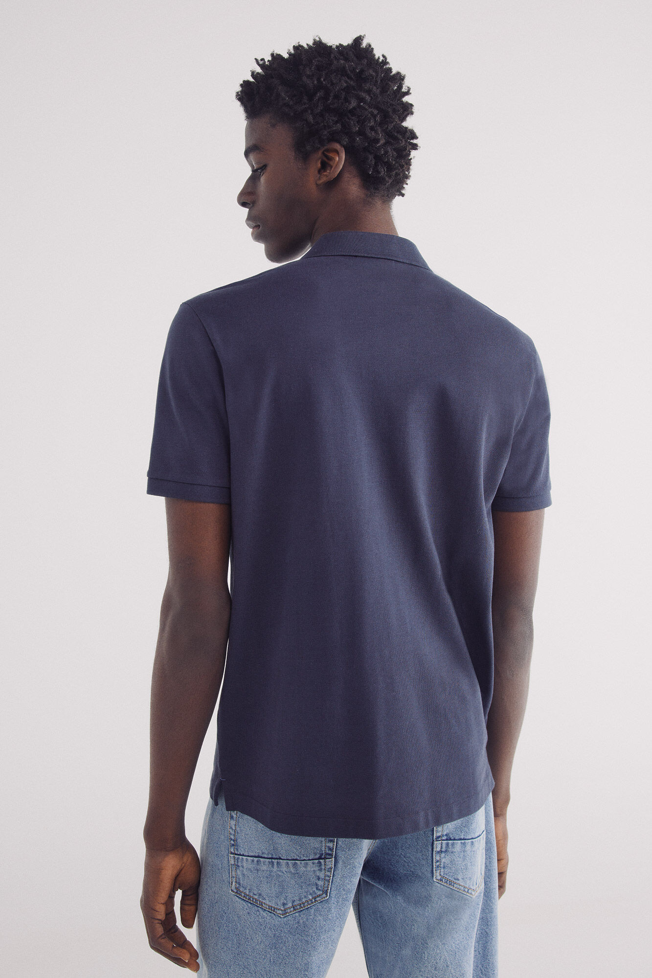 Springfield Polo piqu&eacute; b&aacute;sico regular fit azul