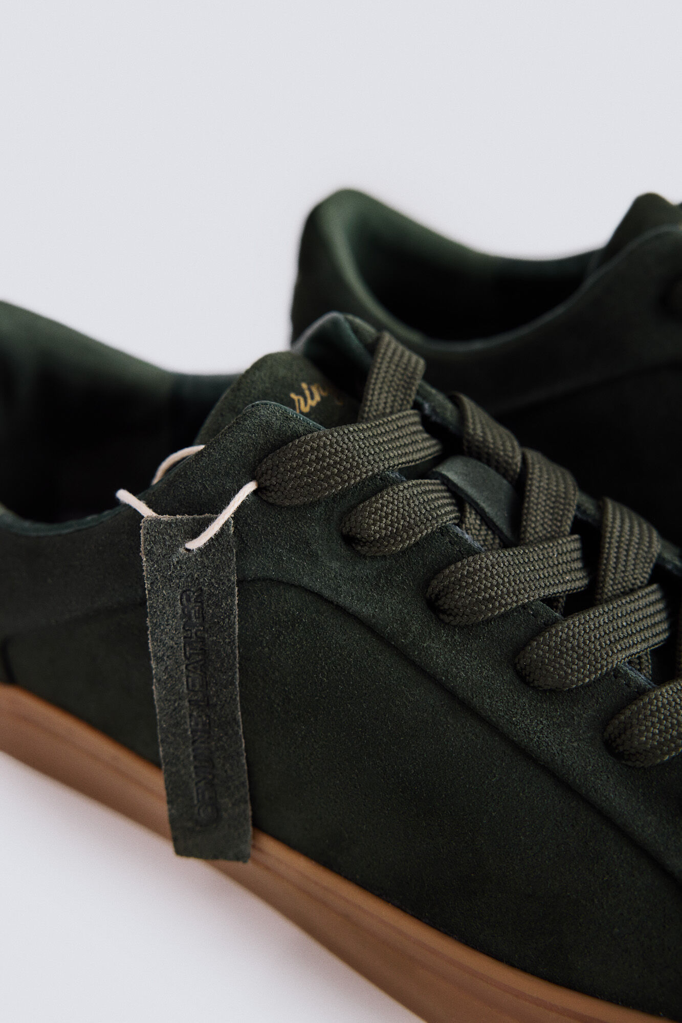 Springfield Tenis de piel verde
