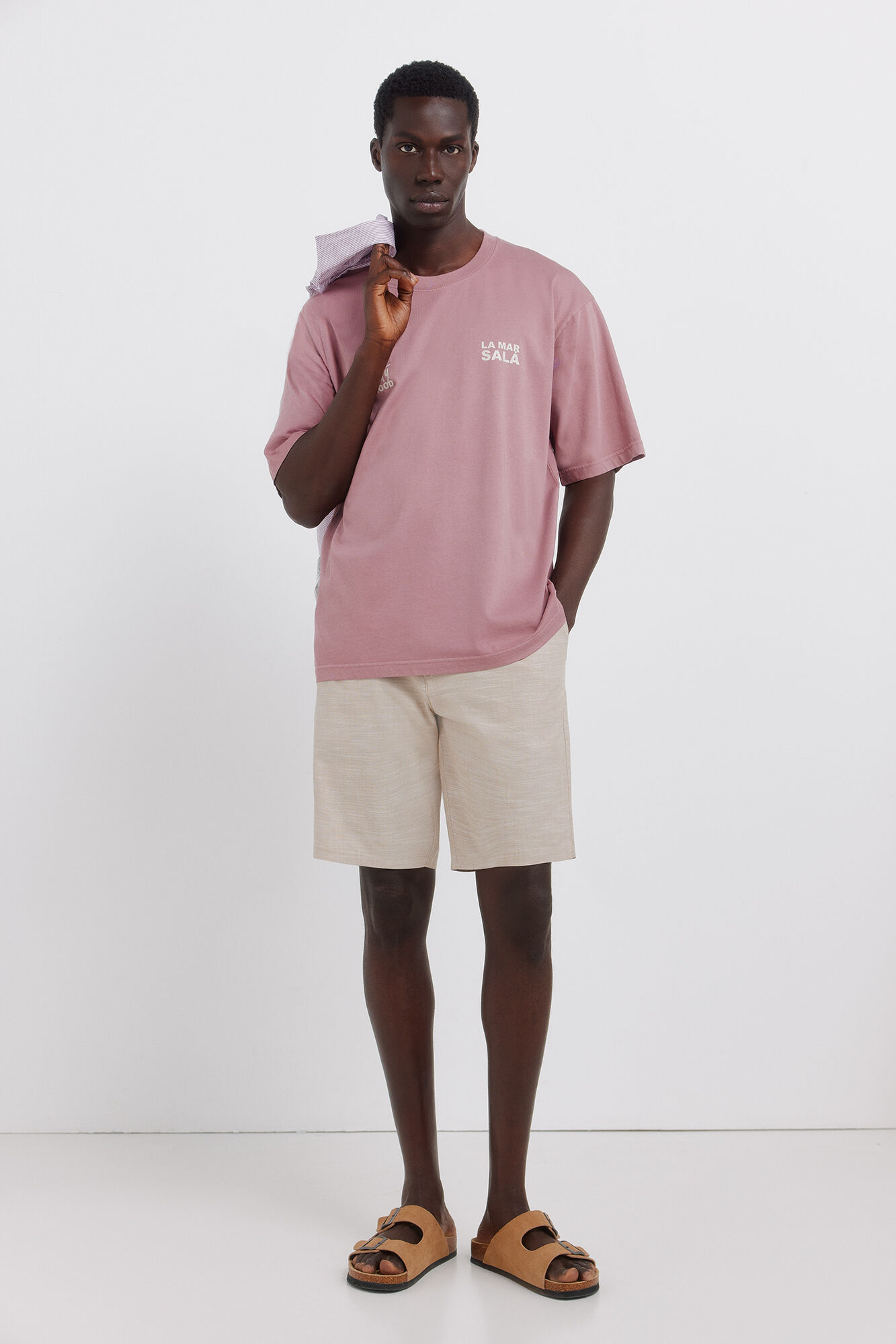 Springfield Bermudas chambray slim fit
