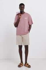 Springfield Bermudas chambray slim fit beige