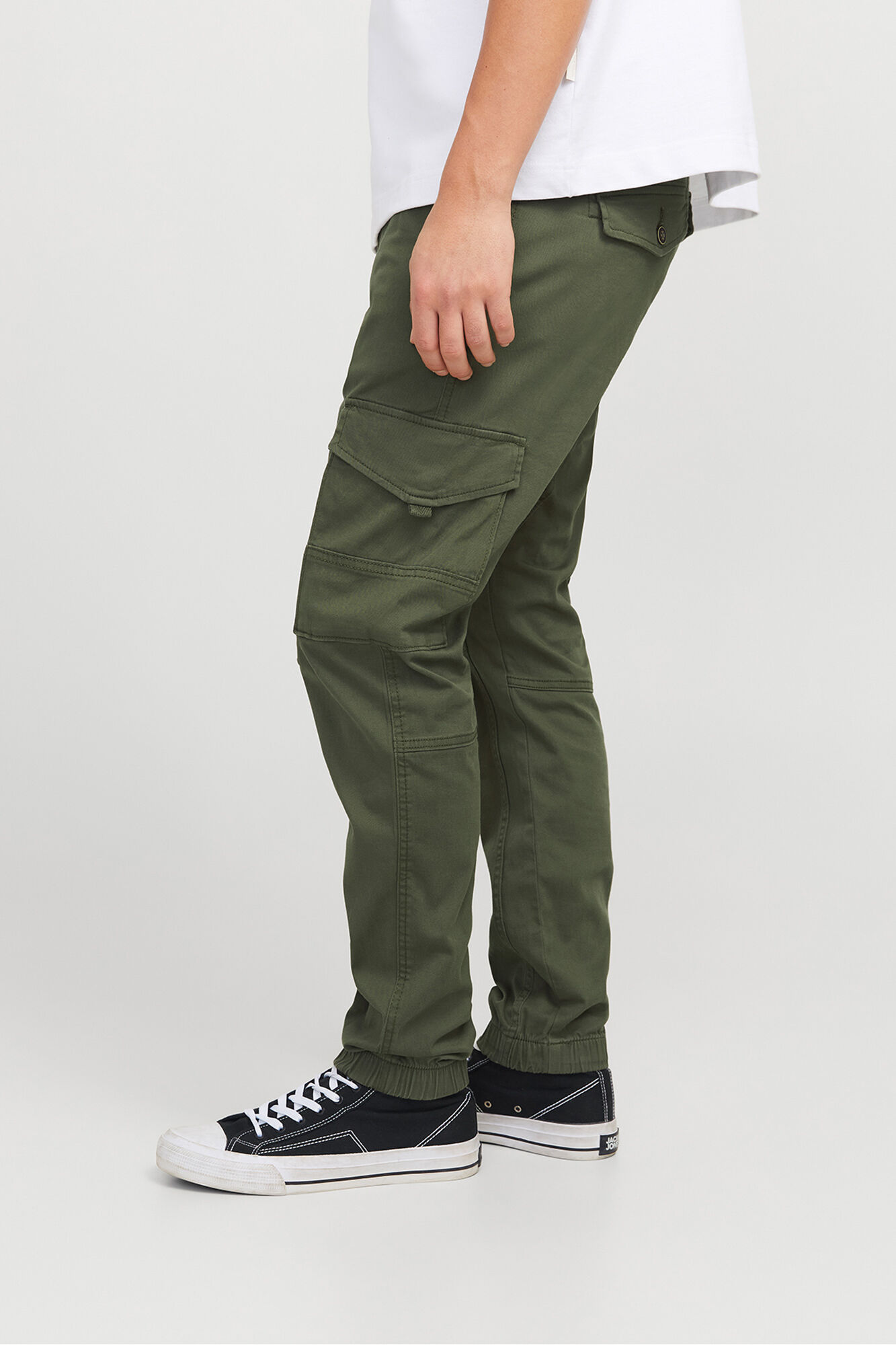 Jack & Jones Pantal&oacute;n cargo slim fit verde