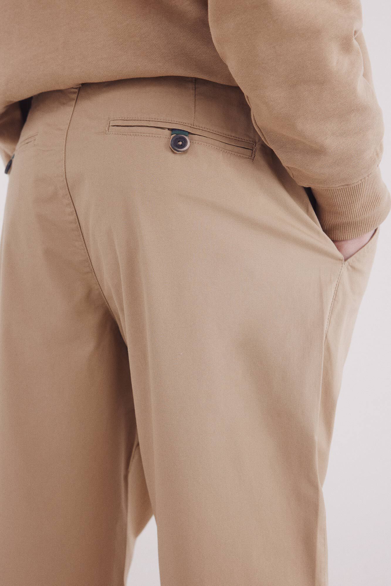 Springfield Pantal&oacute;n chino comfort slim fit beige