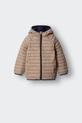 Springfield Kids Chamarra b&aacute;sica acolchada para ni&ntilde;o beige