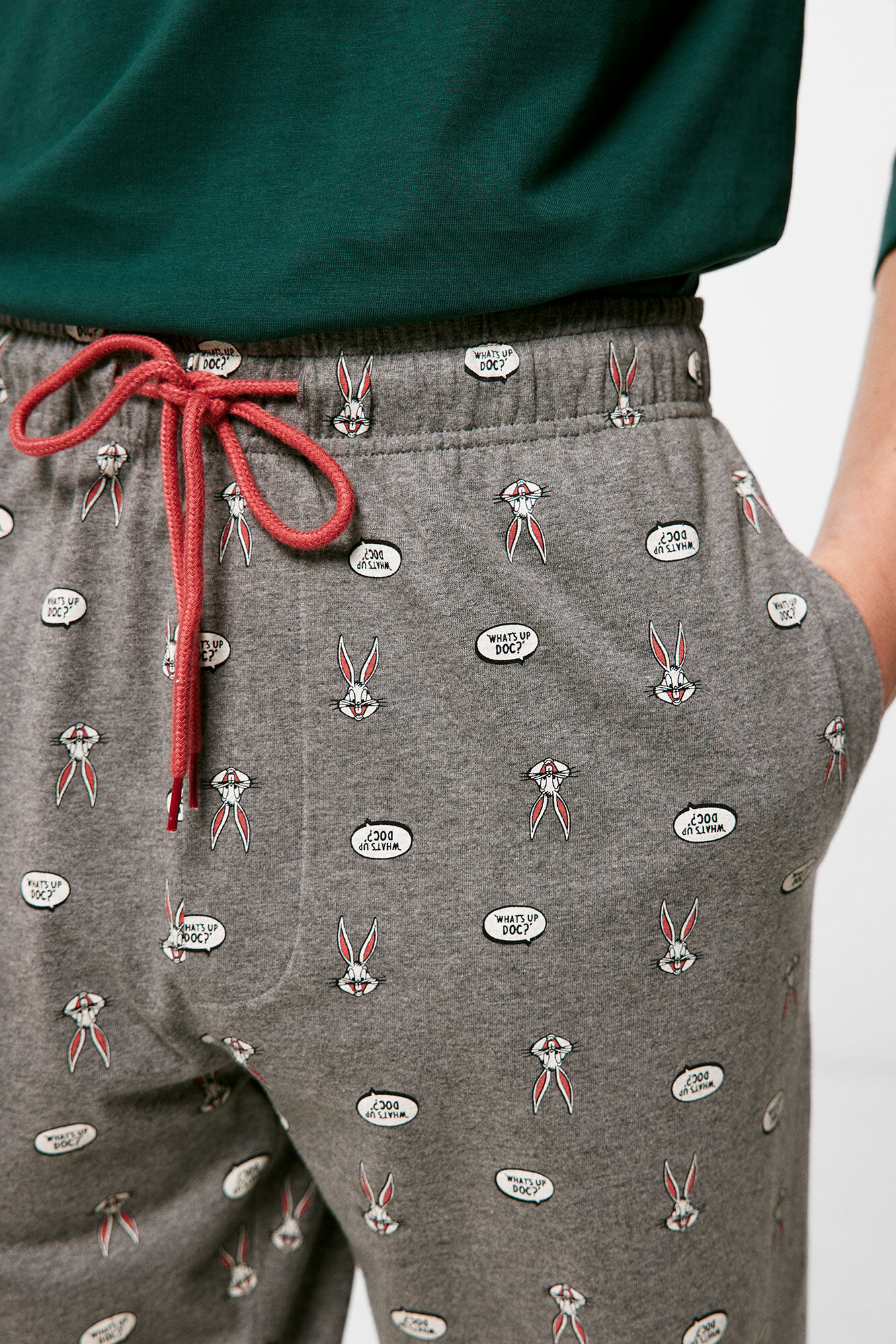 Springfield Pijama largo Looney Tunes&trade; Bugs Bunny gris